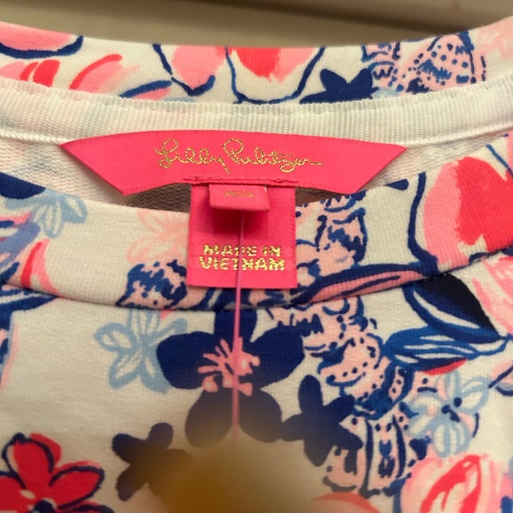 Lilly Pulitzer cordon sweatshirt resort white lobstar xs NWT - Picture 4 of 4